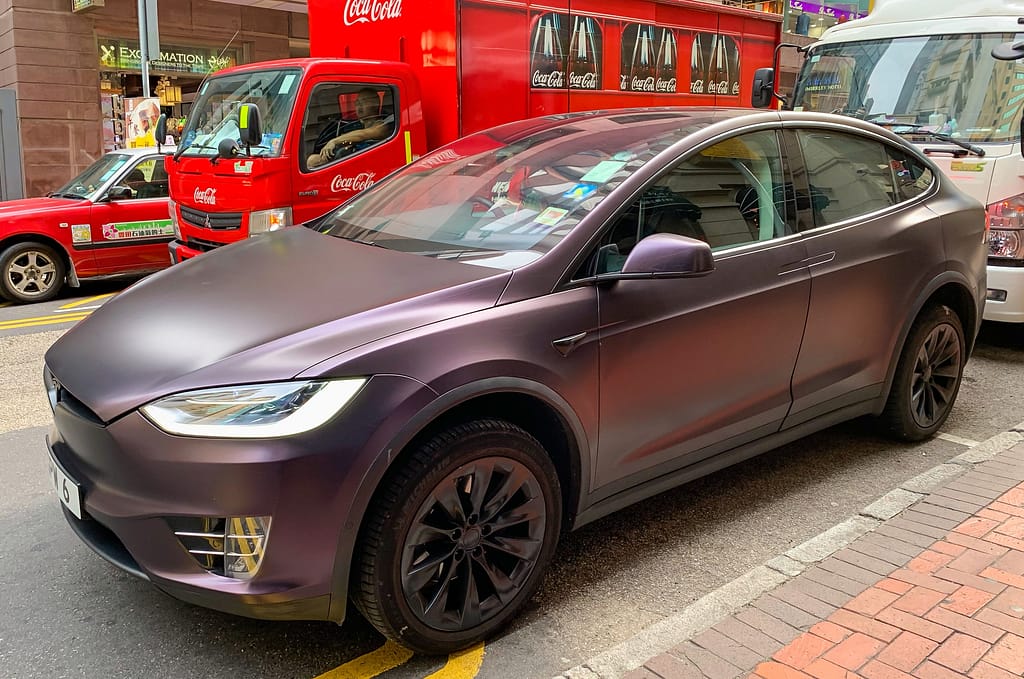 Tesla Model X in Hongkong in 2019